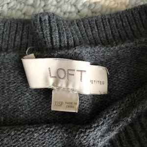 Floral appliqué sweater